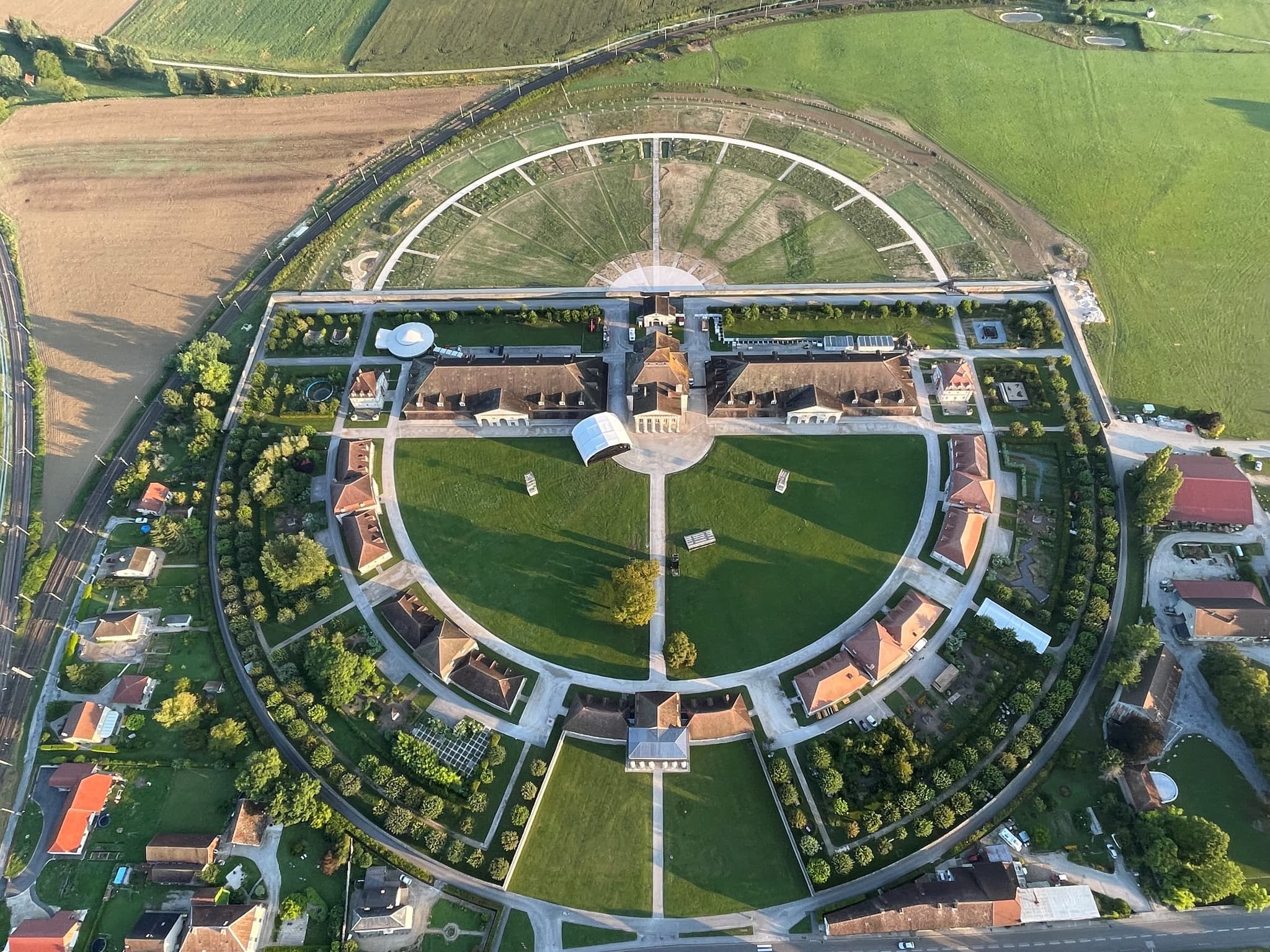 Vue aérienne Saline royale