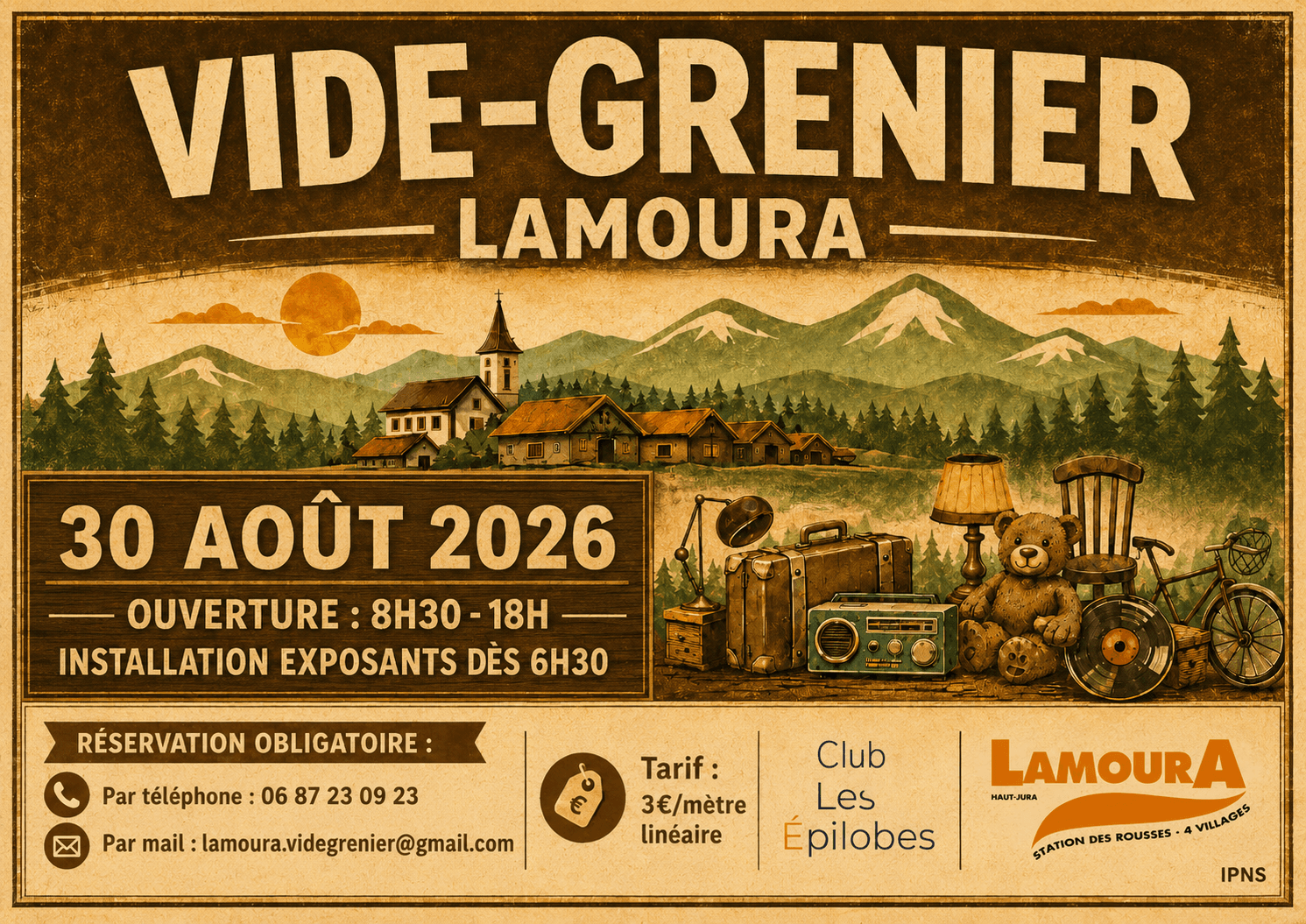 Vide grenier Lamoura
