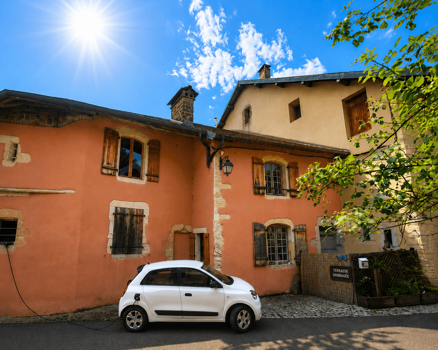Villa francigena entrée et extérieur