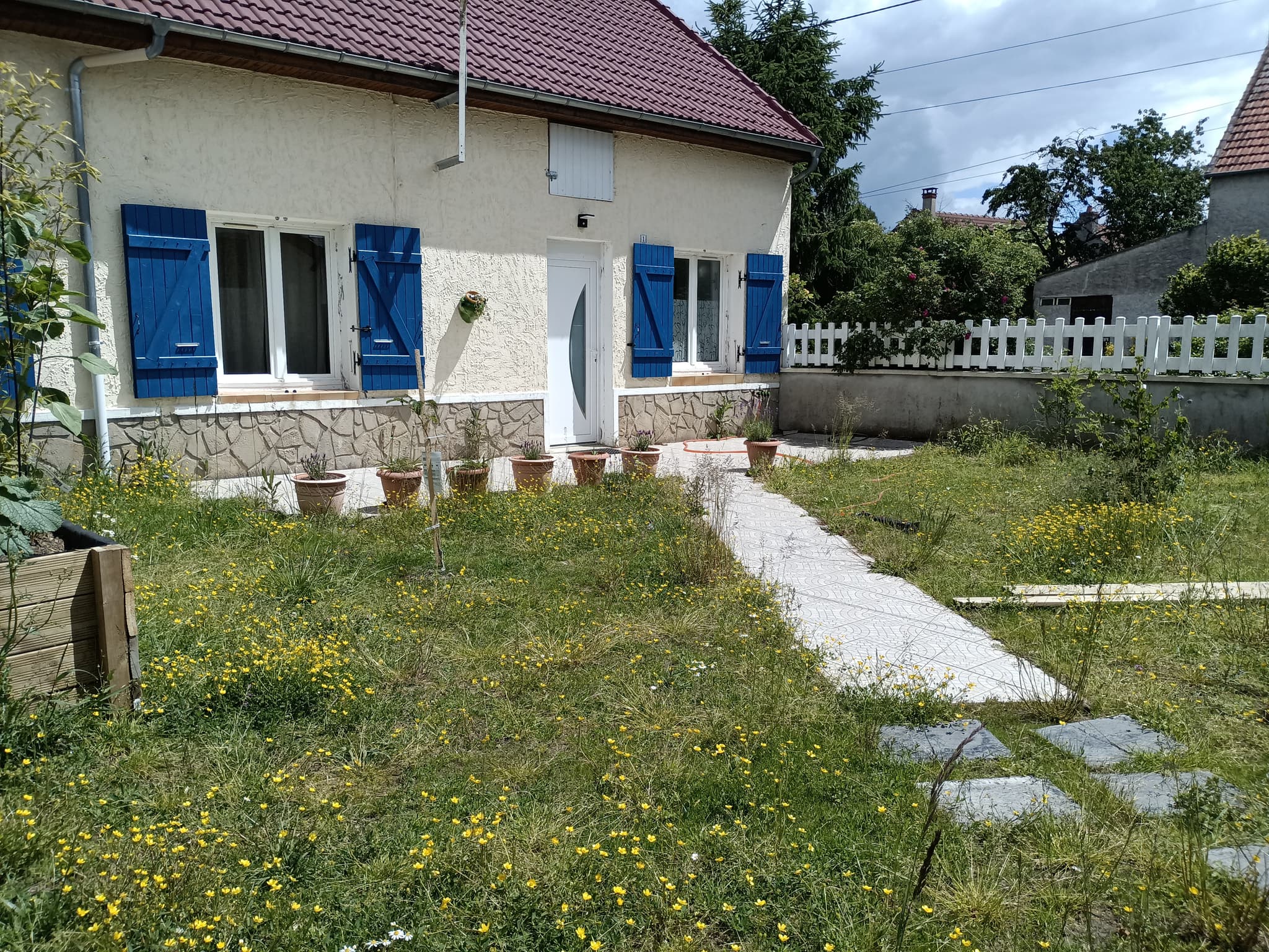 Vue maison - Gîte du Chateau Cornu