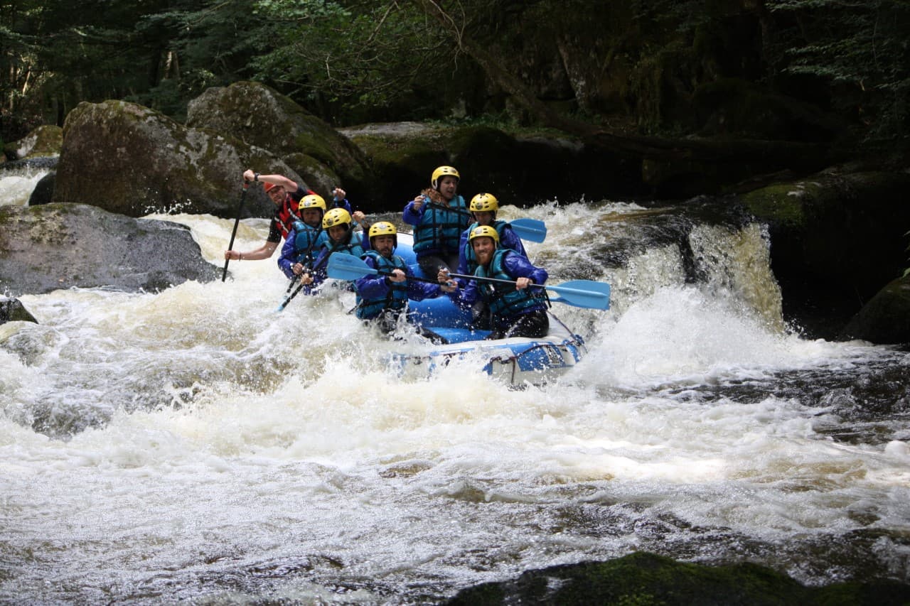 Rafting sur le Chalaux