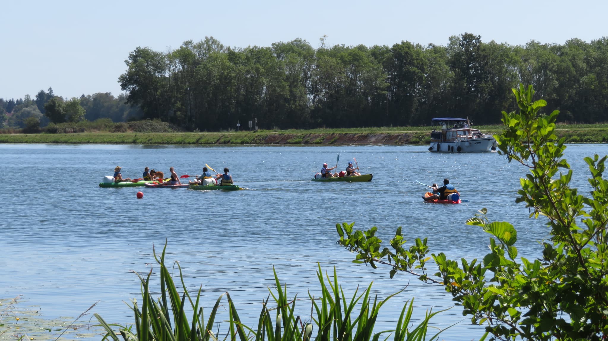 Sentier nautique en groupe