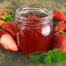 fraise menthe poivree