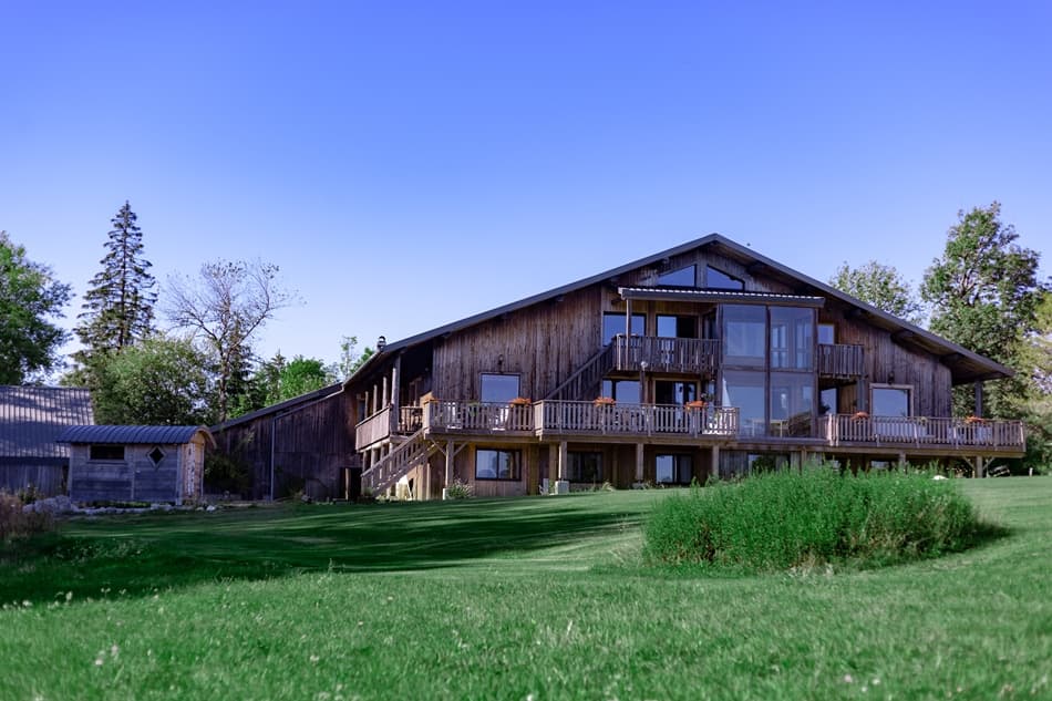 Le chalet des Cernois l'été