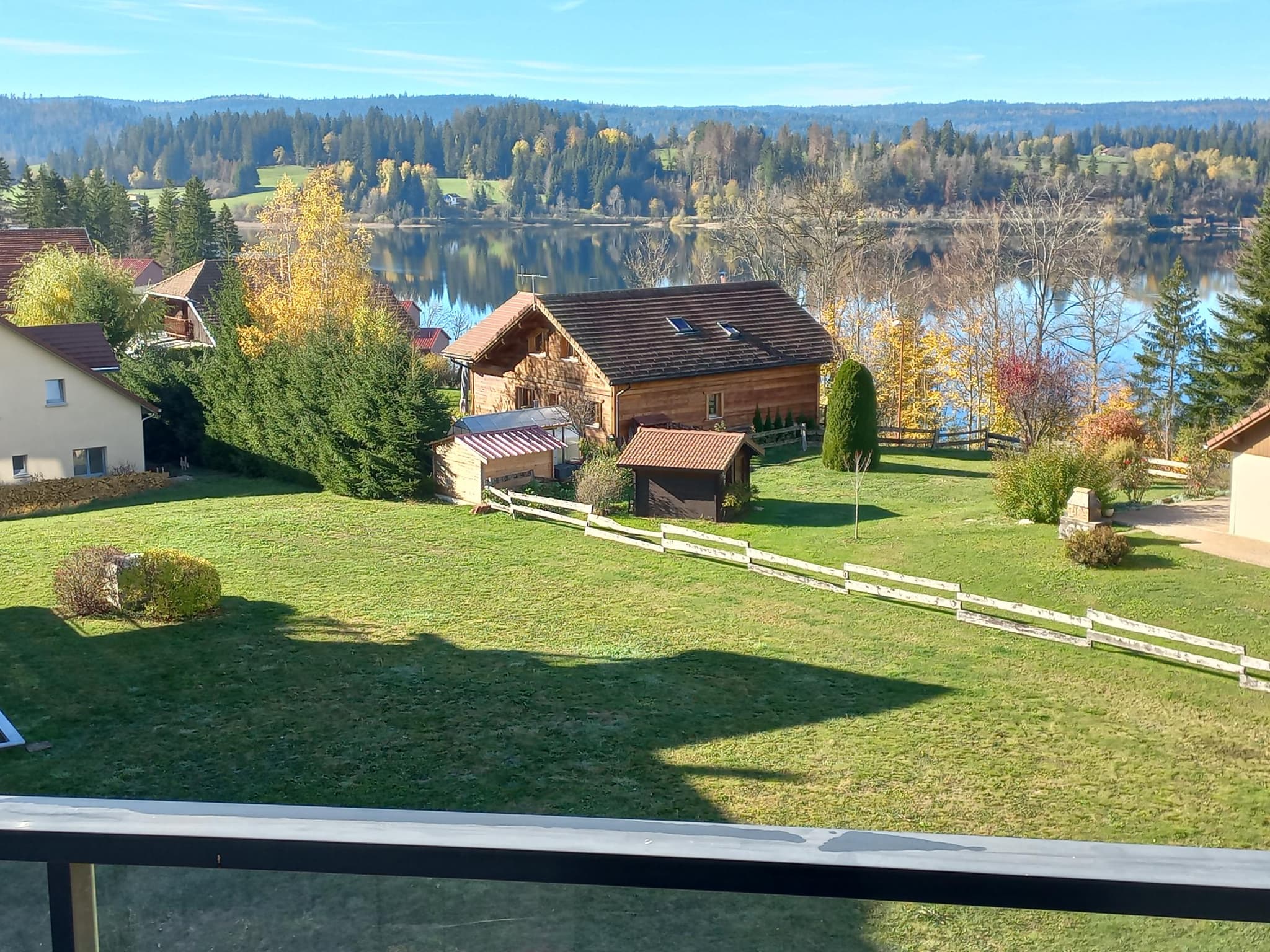 vue depuis le balcon