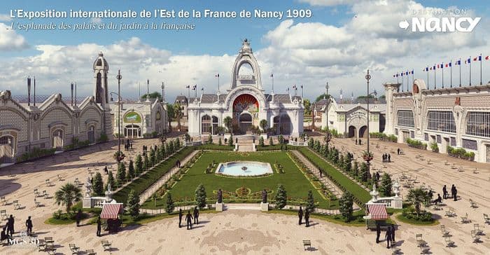 L'exposition universelle du Grand Est de la France en 1909 à Nancy