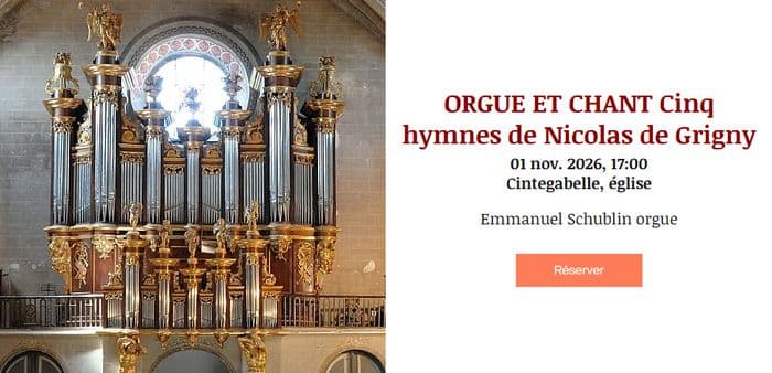 ORGUE ET CHANT Cinq hymnes de Nicolas de Grigny
