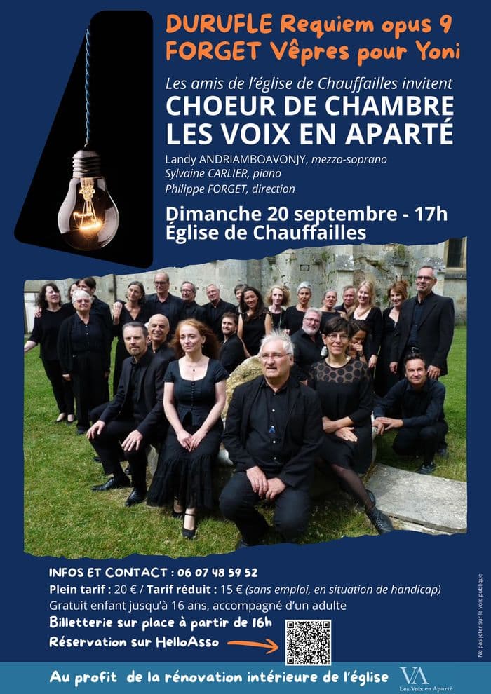 Concert choeur de chambre - Les Voix en Aparté