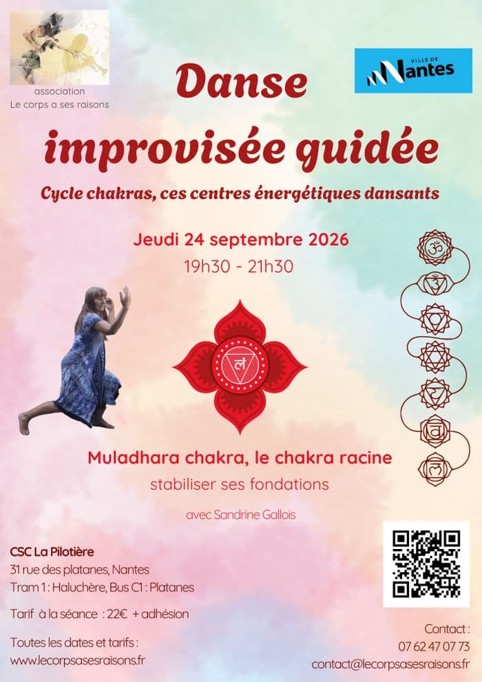 Reprise des cours de danse improvisée !