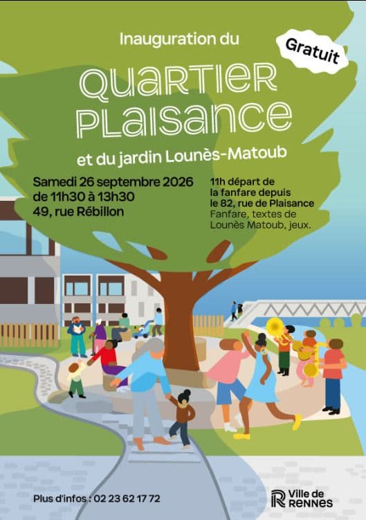 Inauguration du Quartier Plaisance et du jardin Lounès-Matoub