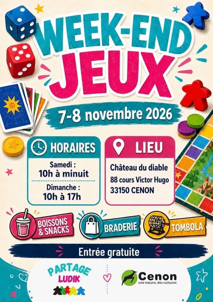 Week-end Jeux de société : 2ᵉ édition !