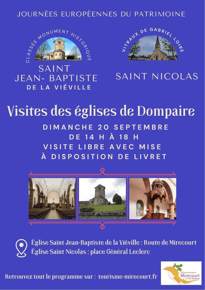 Visite libre avec livret de deux églises
