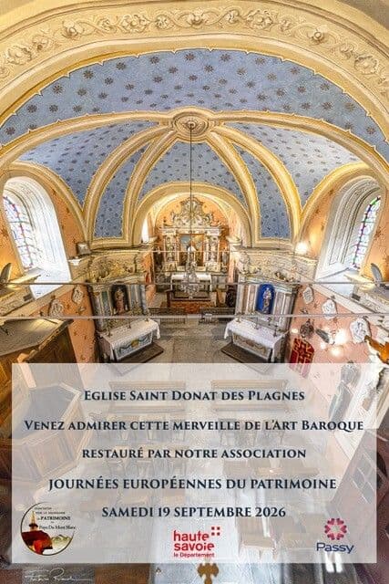Ouverture de l'église Saint-Donat aux Plagnes