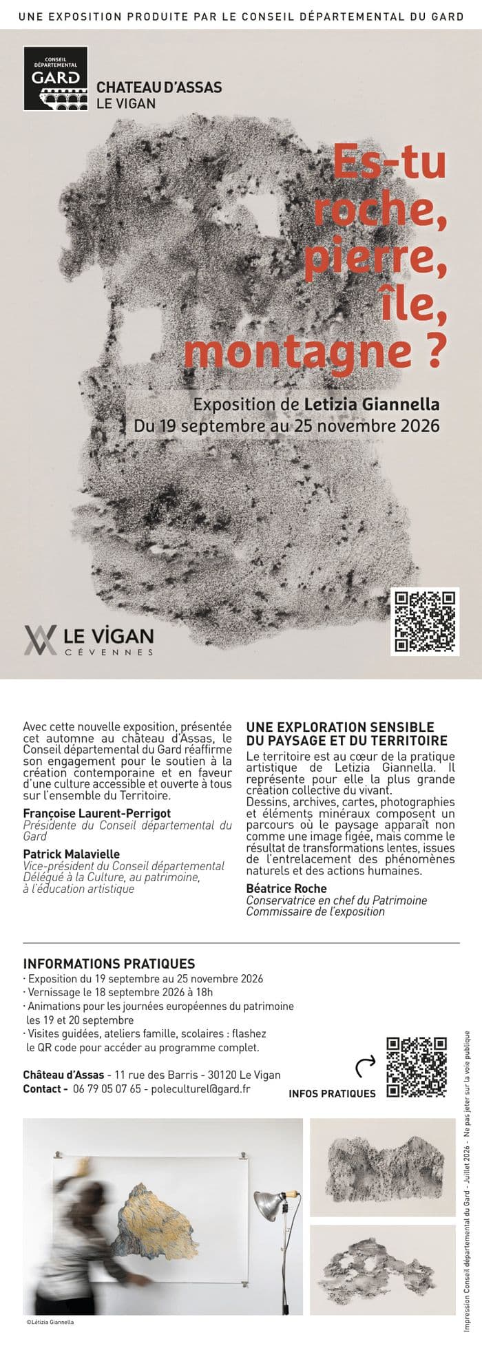 Visite commentée par l’artiste Letizia Giannella