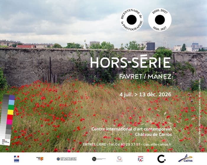 Visite de l'exposition "Hors-série" avec les artistes photographes Favret et Manez et découverte des techniques de conservation par Giulio Stabellini