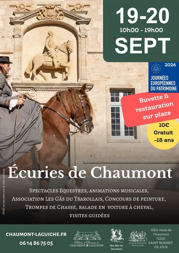 Visites Guidées et Animations aux Ecuries de Chaumont