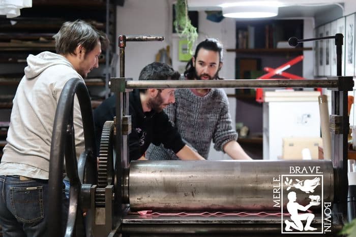 Atelier du Merle, du Brave et du Bovin - Atelier de gravure en taille-douce et d'impression - gravures d'art et d'artisanat, papeterie, timbres