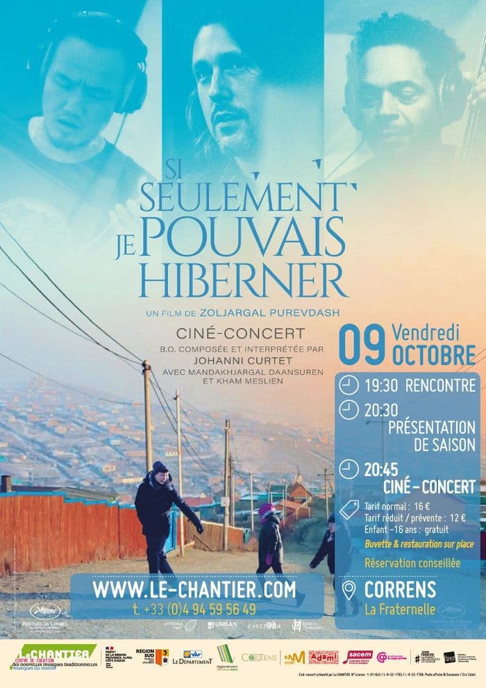 CINÉ-CONCERT - Si seulement je pouvais hiberner - Mongolie