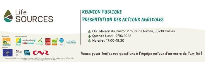 LIFE SOURCES réunion publique