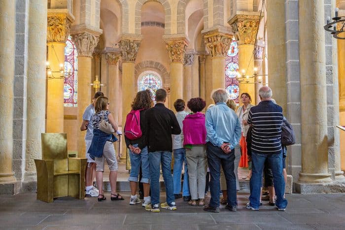 Visite guidée de l'église de Saint-Nectaire