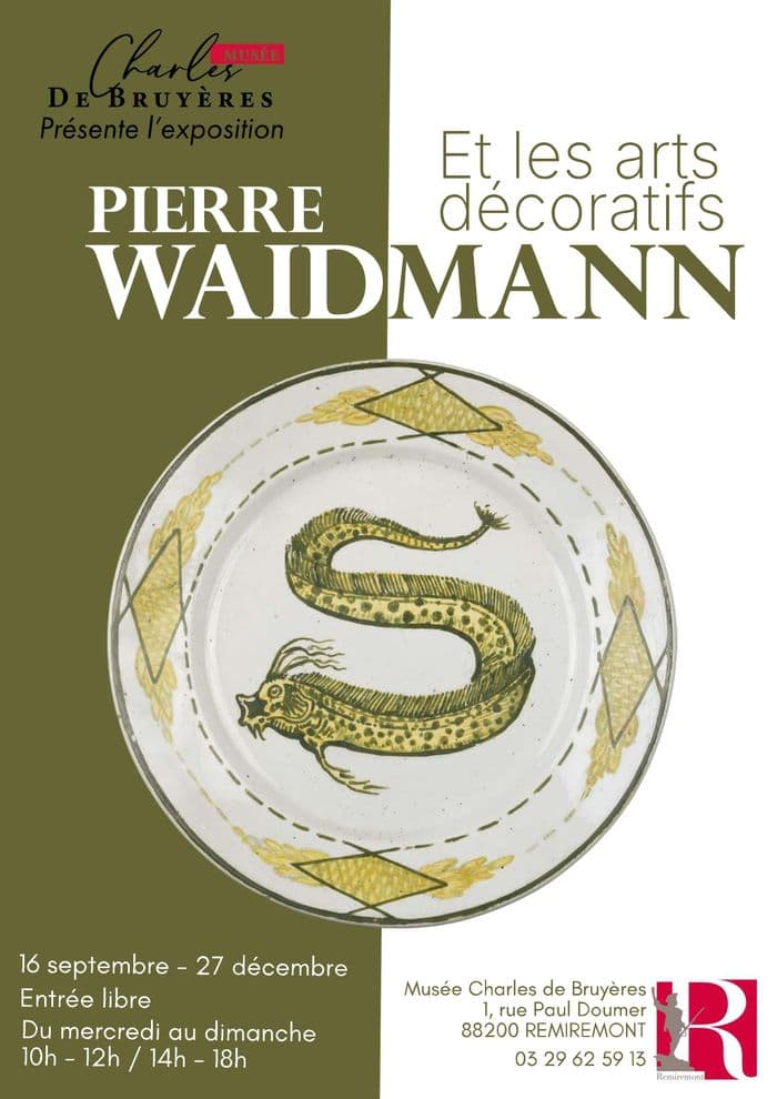 Exposition Pierre Waidmann et les arts décoratifs