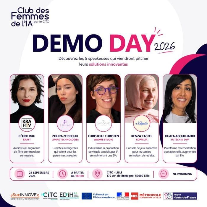 Le Demo Day du Club des Femmes de l’IA
