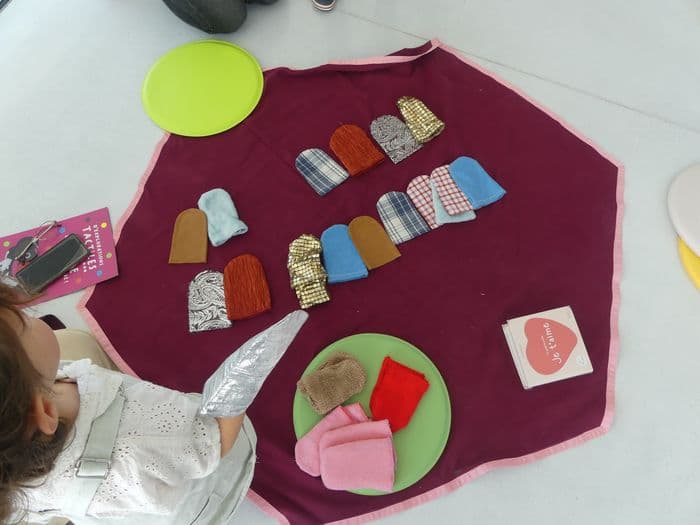Séance d'éveil sensoriel