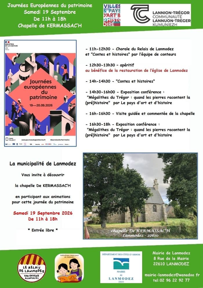 Journée à la chapelle de Kermassac'h à Lanmodez