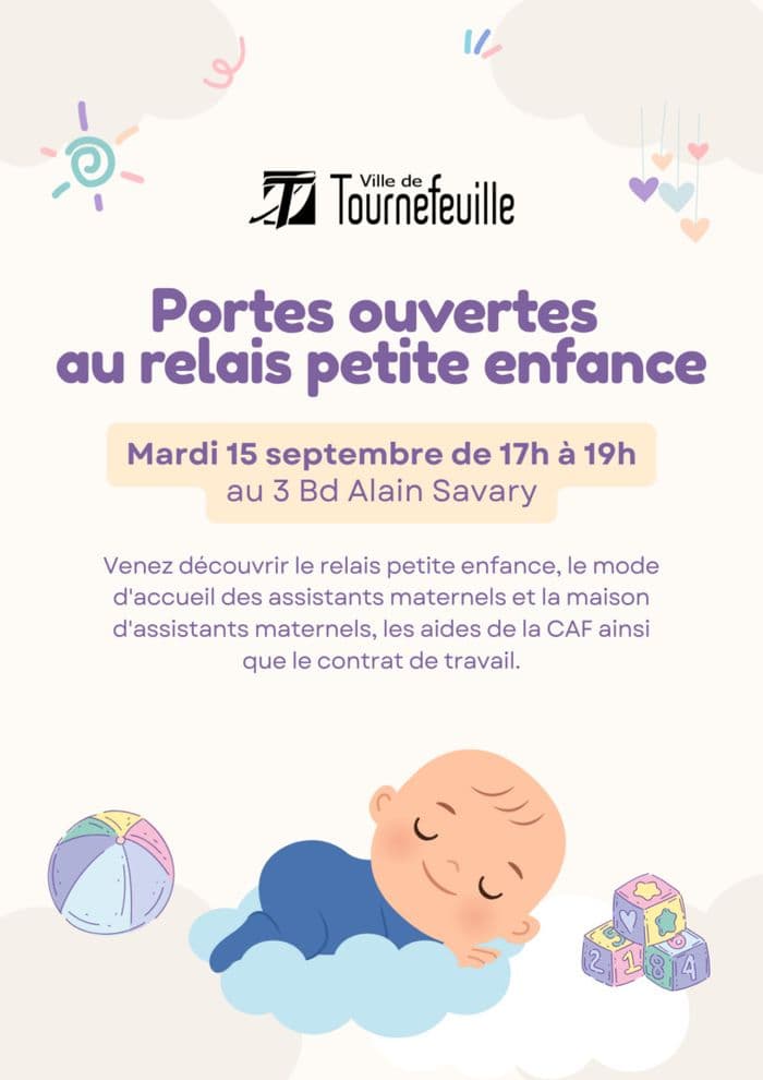 Portes ouvertes du Relais Petite Enfance - Mardi 15 septembre