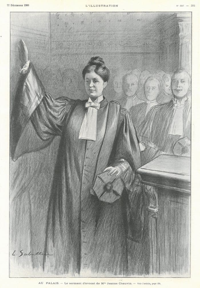 Jeanne Chauvin, pionnière des avocates