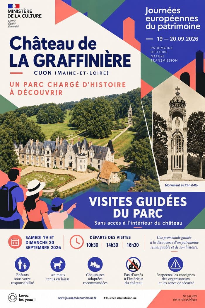 Visite guidée du parc du château de la Graffinière