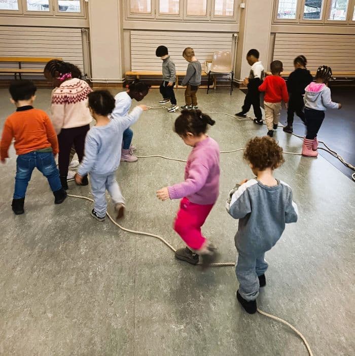 Atelier de motricité parents-enfants