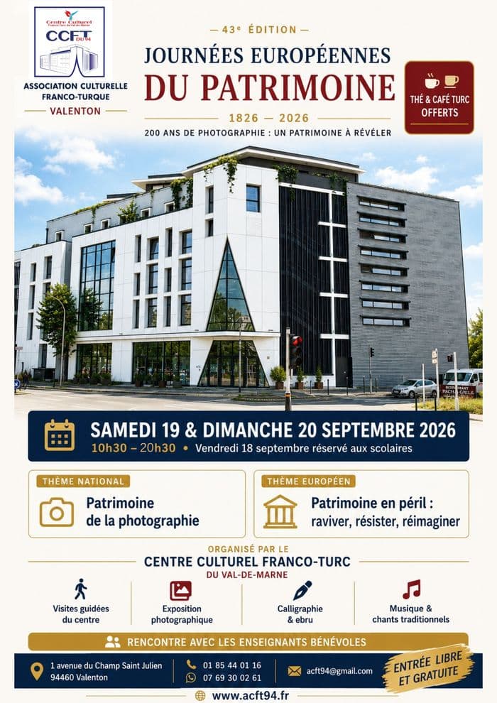 À la découverte du patrimoine culturel franco turc – CCFT 94