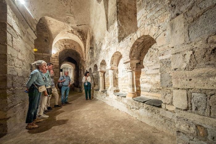 Visite guidée de la crypte Saint-Aignan