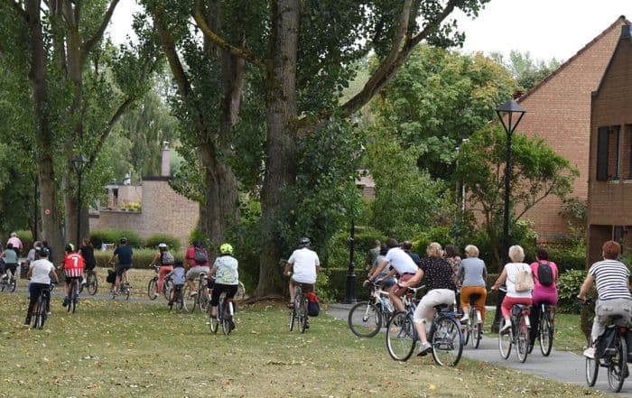 Visite guidée à vélo sur l'histoire de la construction de la ville nouvelle