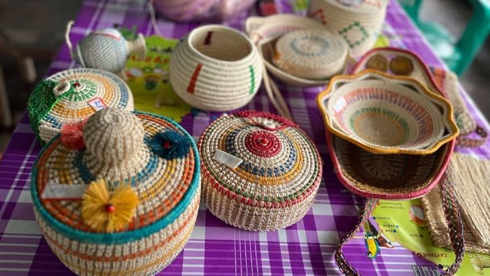 Atelier vannerie Arawak par l’association Balaté Khonanon
