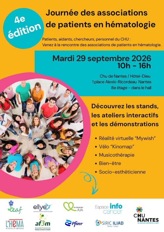 Journée des associations de patients en hématologie