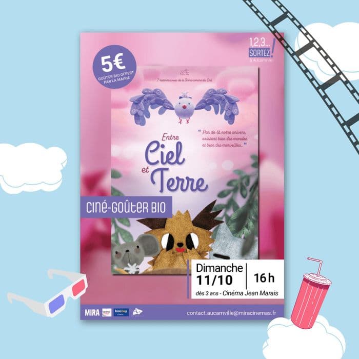 Ciné-goûter bio - Entre Ciel et Terre