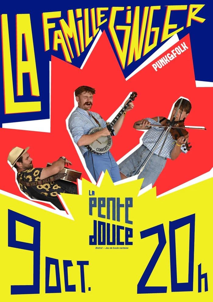 La famille ginger à la pente douce