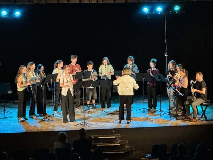 Concert de l'ensemble de clarinettes du Conservatoire municipal de musique et de danse de Saintes