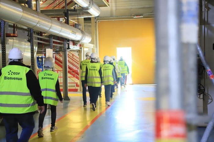 Visite guidée de la centrale nucléaire de Chooz