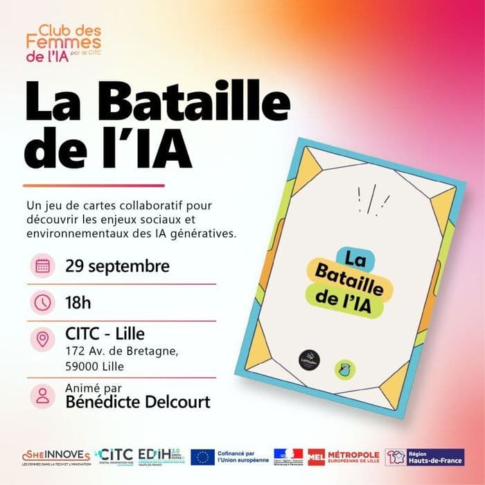 La Bataille de l’IA le 29 septembre 2026