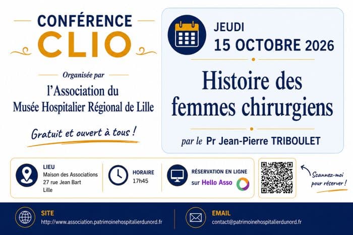Conférence CLIO : Histoire des femmes chirurgiens
