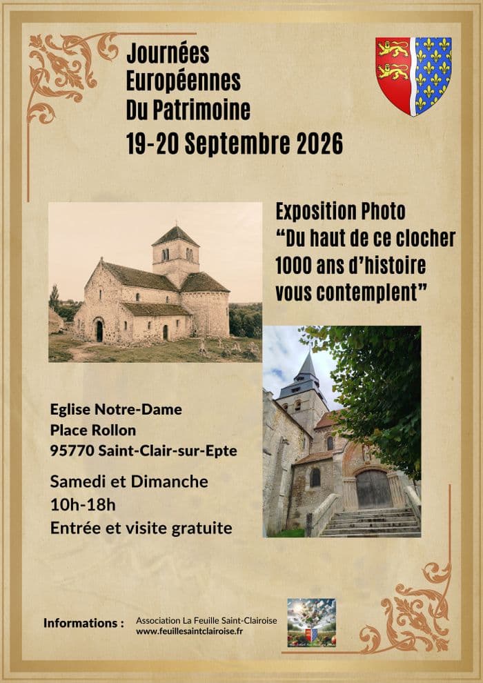 Exposition Photo : “Du haut de ce clocher 1000 ans d’histoire vous contemple...”