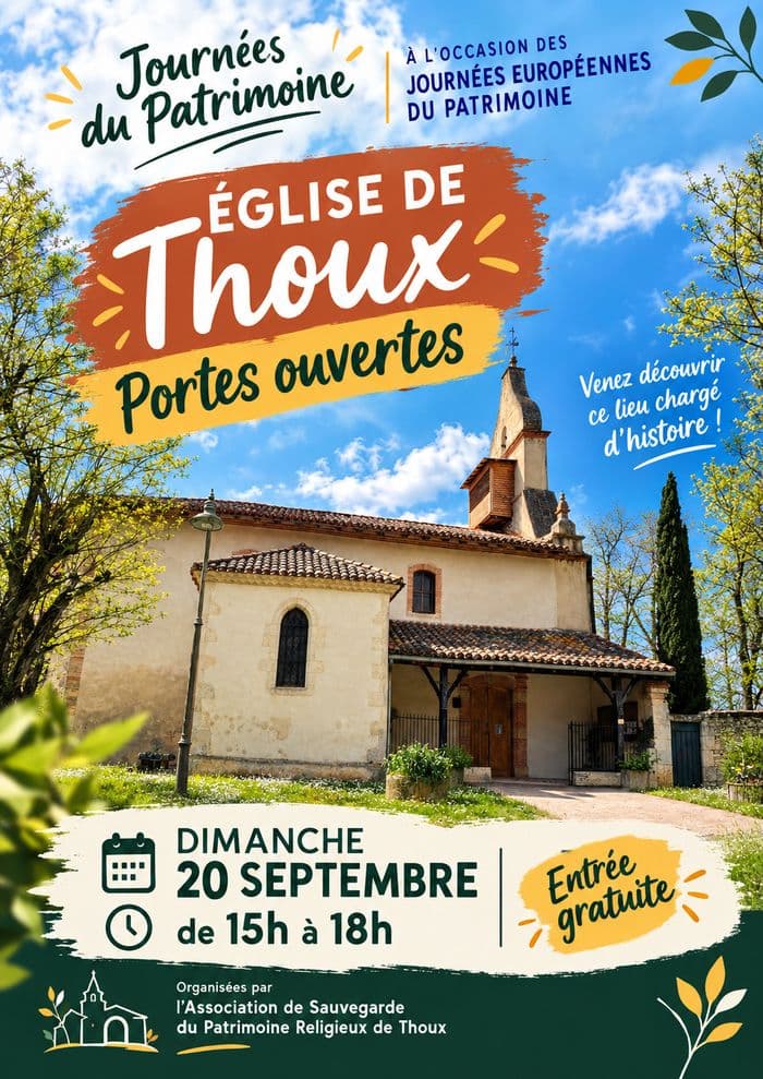 Portes ouvertes de l'église de Thoux