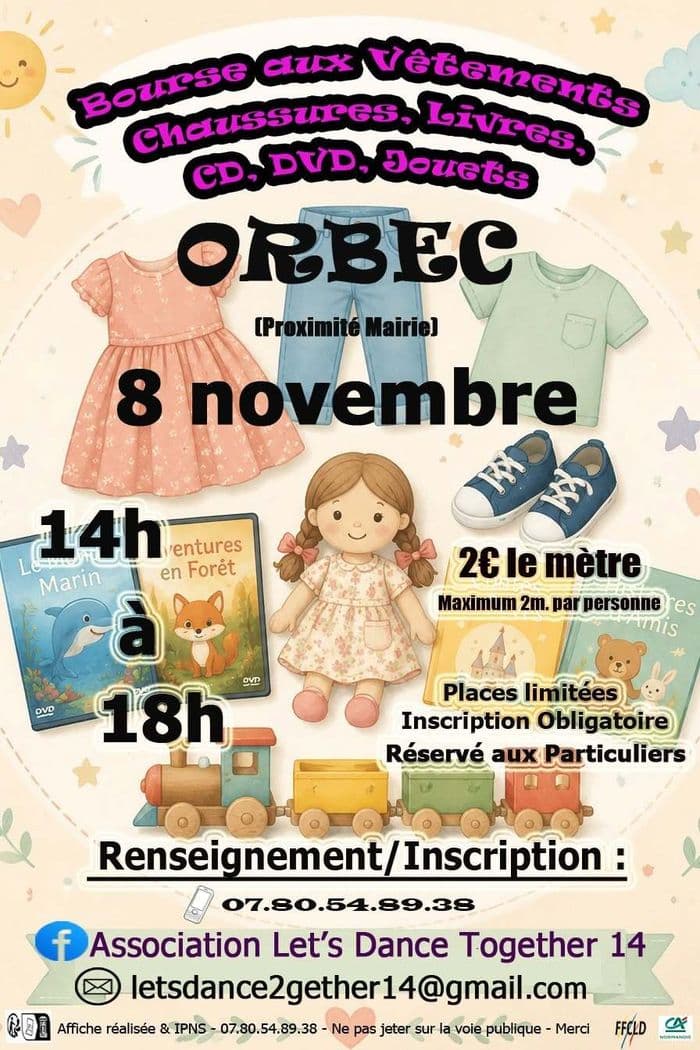 Bourse aux Vêtements, Chaussures, Livres, CD, DVD, Jouets
