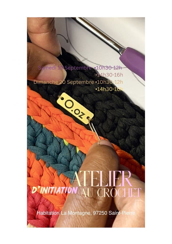 Atelier inititation au crochet