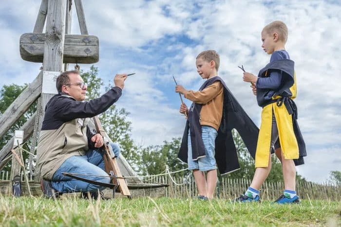 Tir à la Bricole et apprentissage du petit chevalier