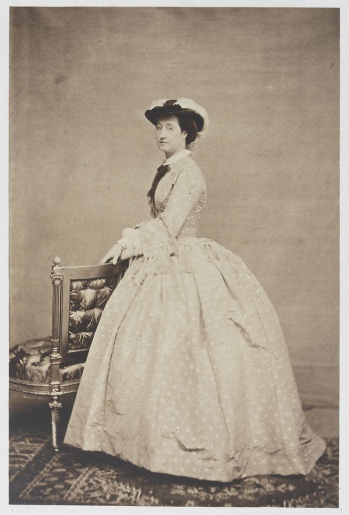 L’impératrice Eugénie en robe à pois
