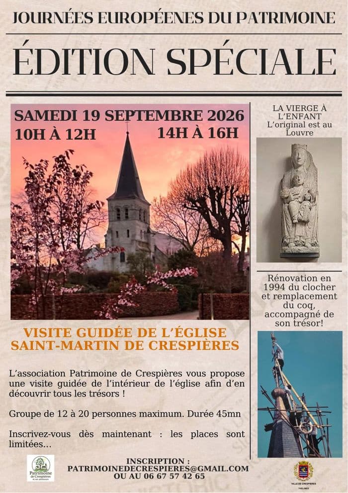 Visite guidée église Saint-Martin de Crespières